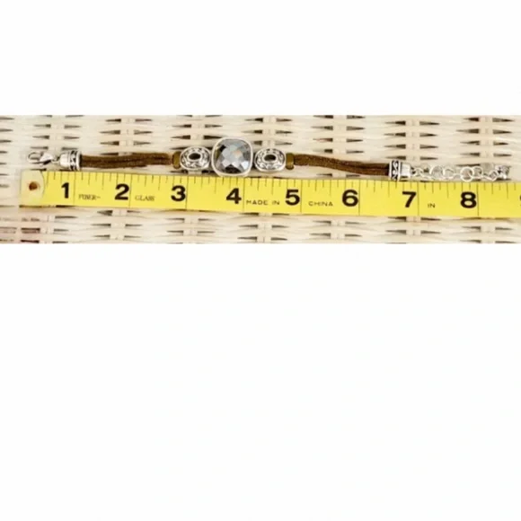 Brighton bracelet Venus Rising champagne chunky crystal center stone - Picture 3 of 5